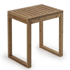 Sgabello bagno in bambù collezione Ashi - Gedy capacità 100 kg