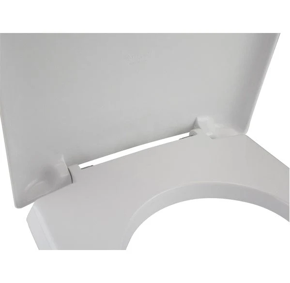 Sedile wc in termoindurente per vaso Eos serie Riace-Segesta con cerniere regolabili - immagine 3