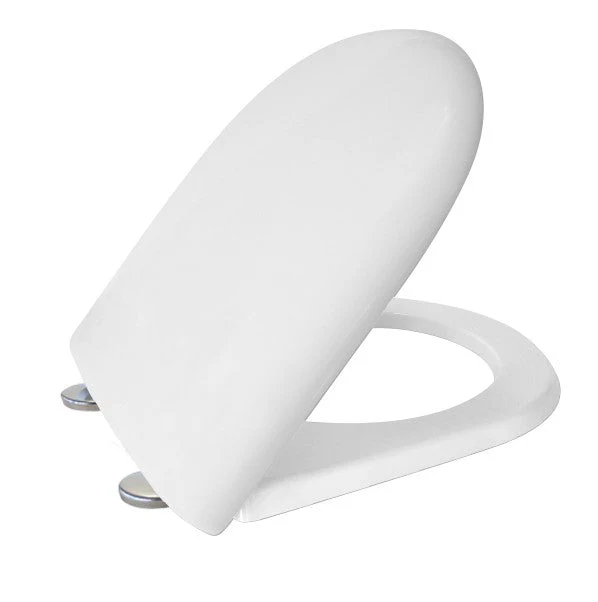 Sedile wc in termoindurente per vaso Eos serie Riace-Segesta con cerniere regolabili - immagine 2