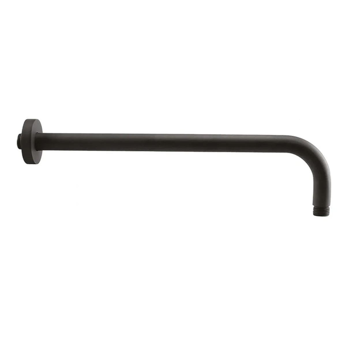 Braccio doccia rotondo diam. 24 modello Lusso L. 300 mm – Nero Opaco