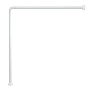 Asta doccia angolare in Alluminio Dimensioni 80x80 cm Gedy - Finitura bianca