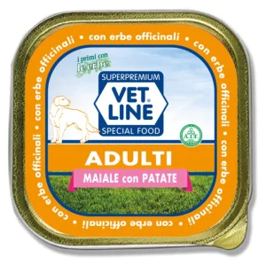 Vetline Adulti Maiale Patate (6 Pezzi X 150g)