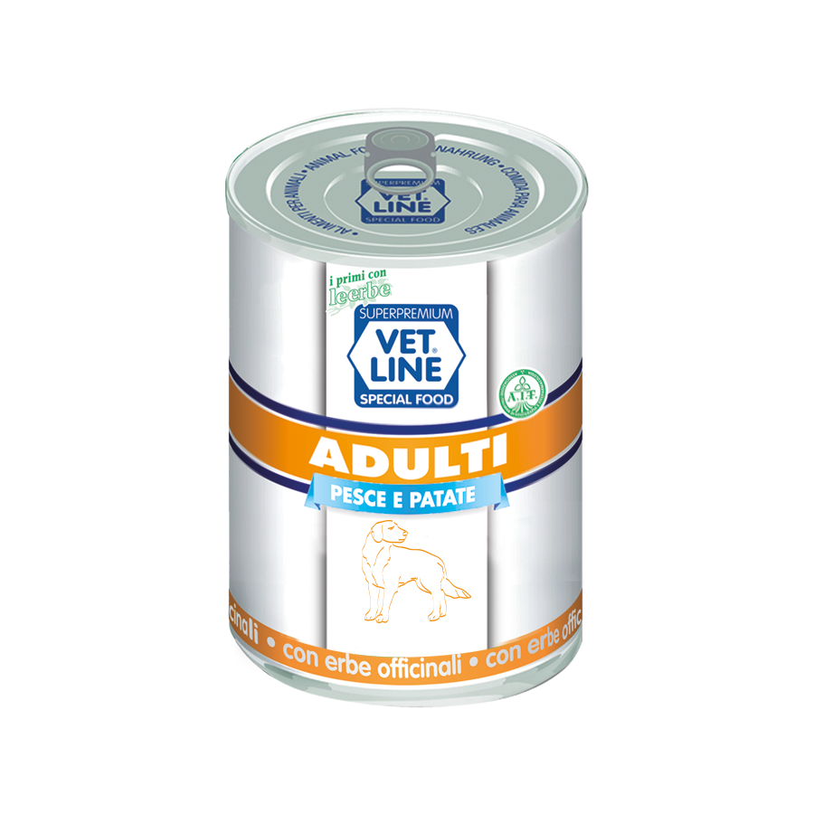Vetline Adulti Pesce E Patate (6 Pezzi X 400g)