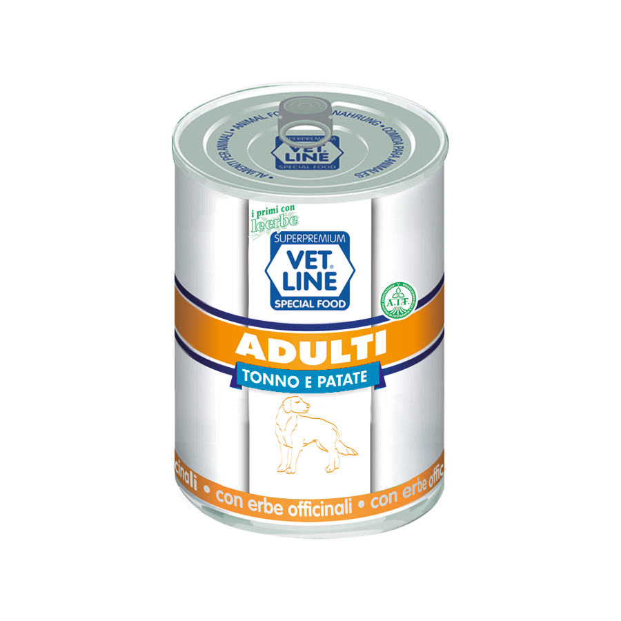 Vetline Adulti Tonno E Patate (6 Pezzi X 400g)